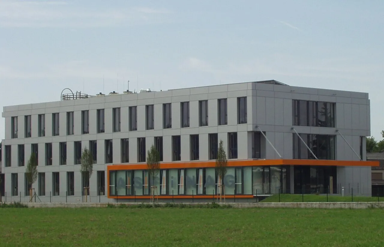 Kantoorgebouw van ASFINAG, het Oostenrijkse staatsbedrijf dat de vinjet beheert