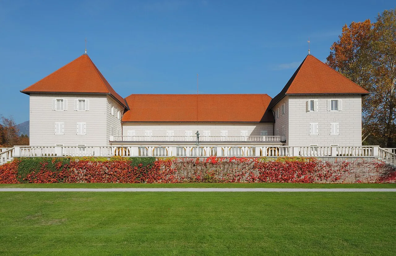 Het kasteel van Brdo pri Kranju, waar de president traditioneel de diamanten maturanten ontvangt.